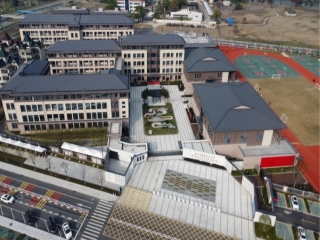 1 # 2 # 教學樓、1 # 2 # 宿舍樓、實驗樓、行政綜合樓、食堂、報告廳、風雨操場、門衛（南）、門衛（北）項目